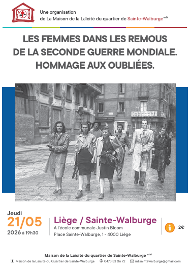 Agenda ► Les femmes dans les remous de la Seconde Guerre mondiale.  Hommage aux oubliées