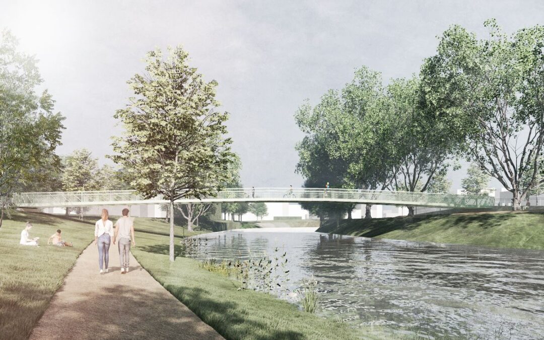 Nouveau parc, berges de la Vesdre élargies, passerelle cyclo-piétonne, MobiPôle,… : le quartier de Chênée va renaître à l’horizon 2030