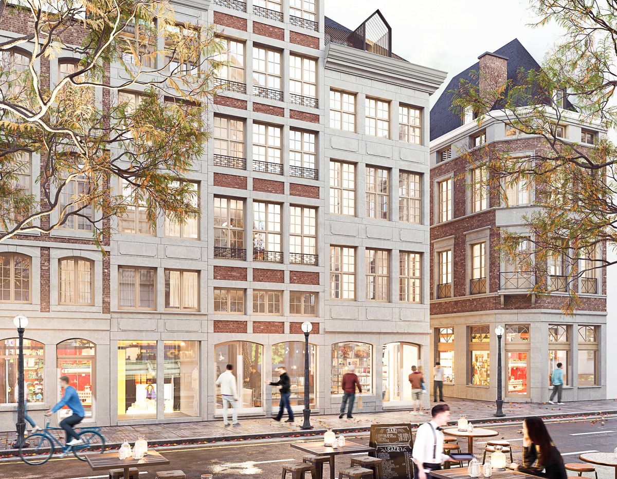 Récréer des accès aux étages des commerces pour les rendre à nouveau habitables et accessibles