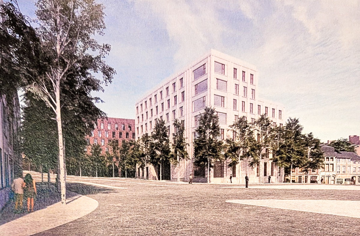Un projet hôtelier de 264 chambres à la place du dernier (et seul) espace vert du Cadran ?