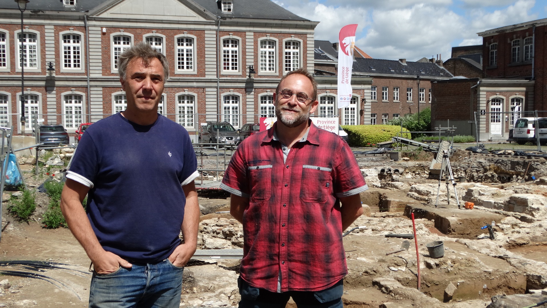 Belle surprise à l’ancienne abbaye Saint-Laurent, un projet de géothermie met au jour un site archéologique majeur
