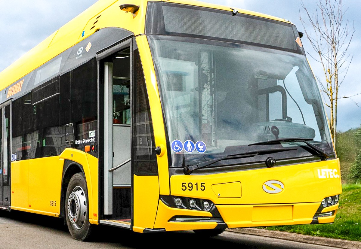 Voici à quoi ressemble le tout nouveau triple bus électrique LETEC Liège