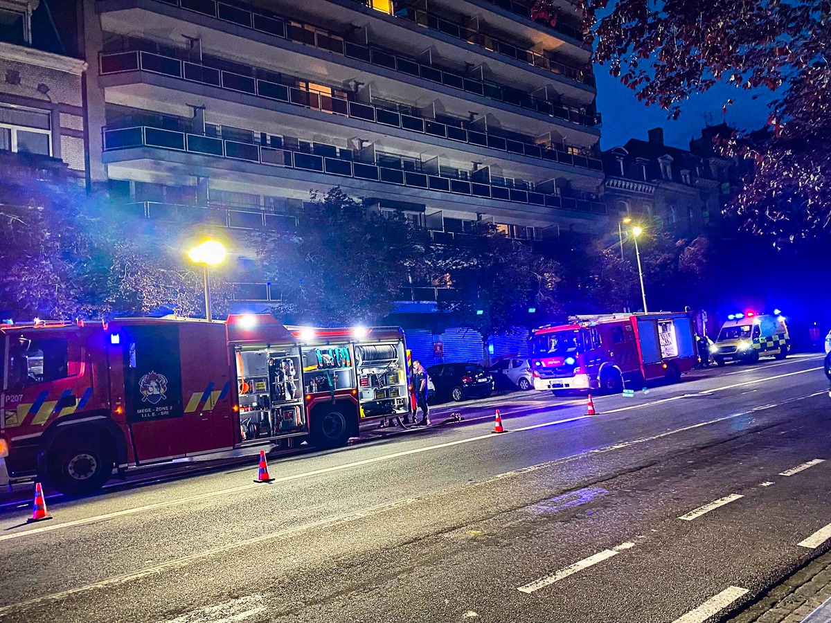 Nouvel incendie avenue E.Digneffe: une personne grièvement blessée