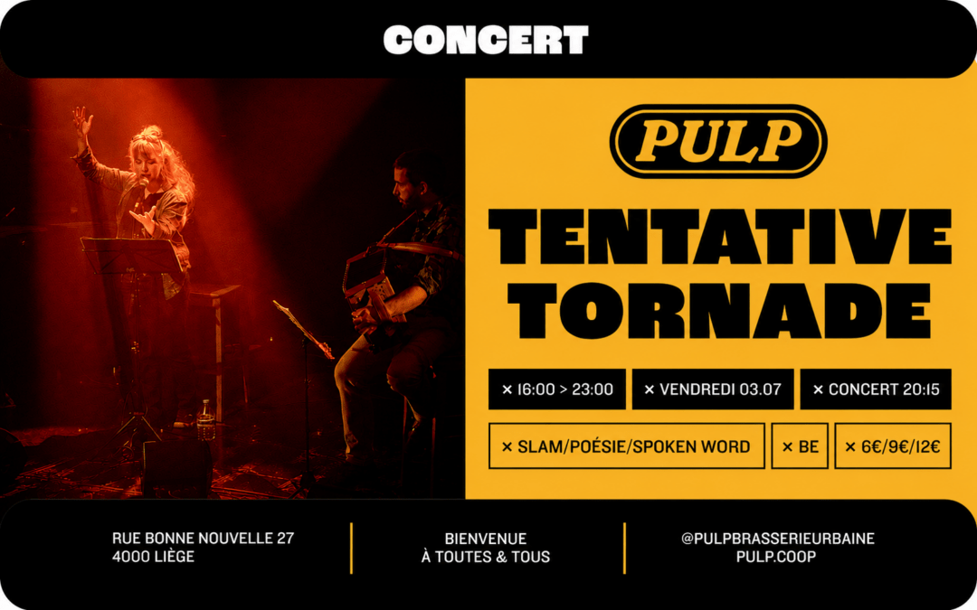 Agenda ► Tentative Tornade // Concert