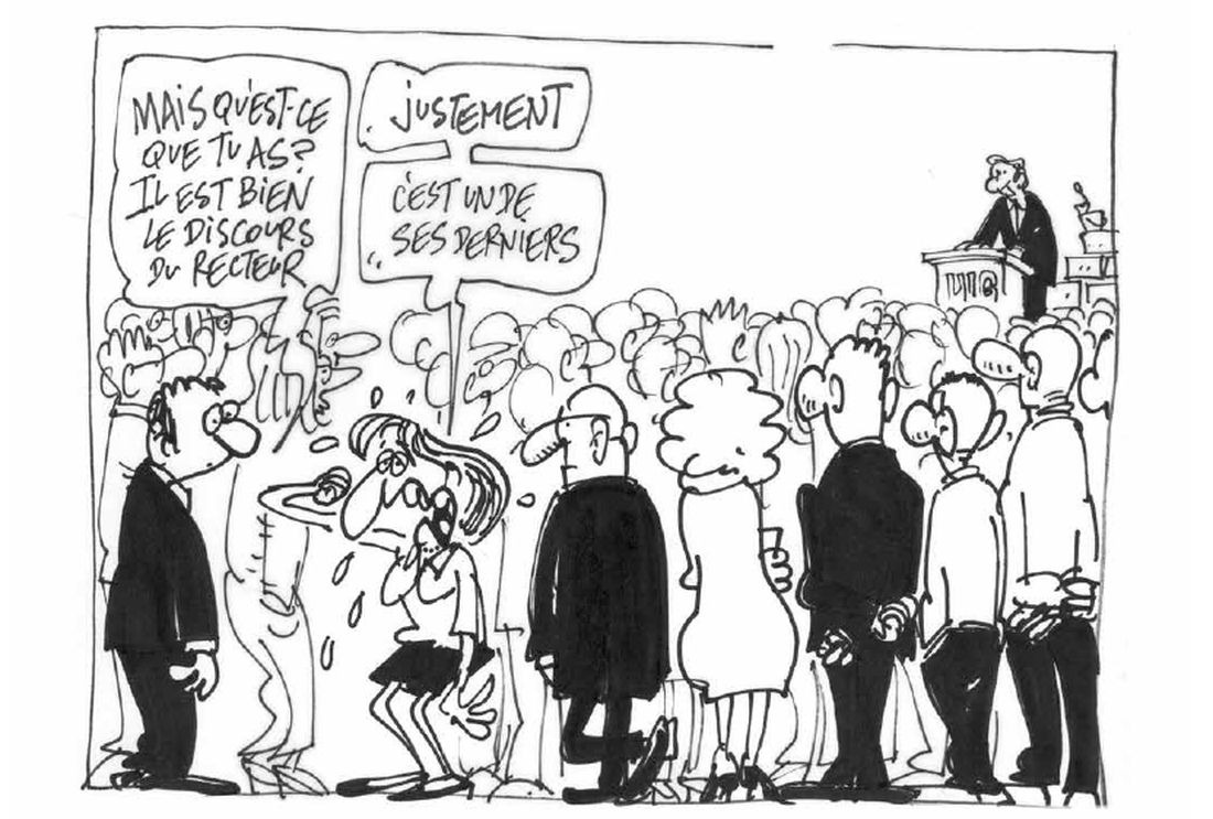 30 ans de collaboration: une expo gratuite des caricatures de Pierre Kroll dans le grand hall de l’université