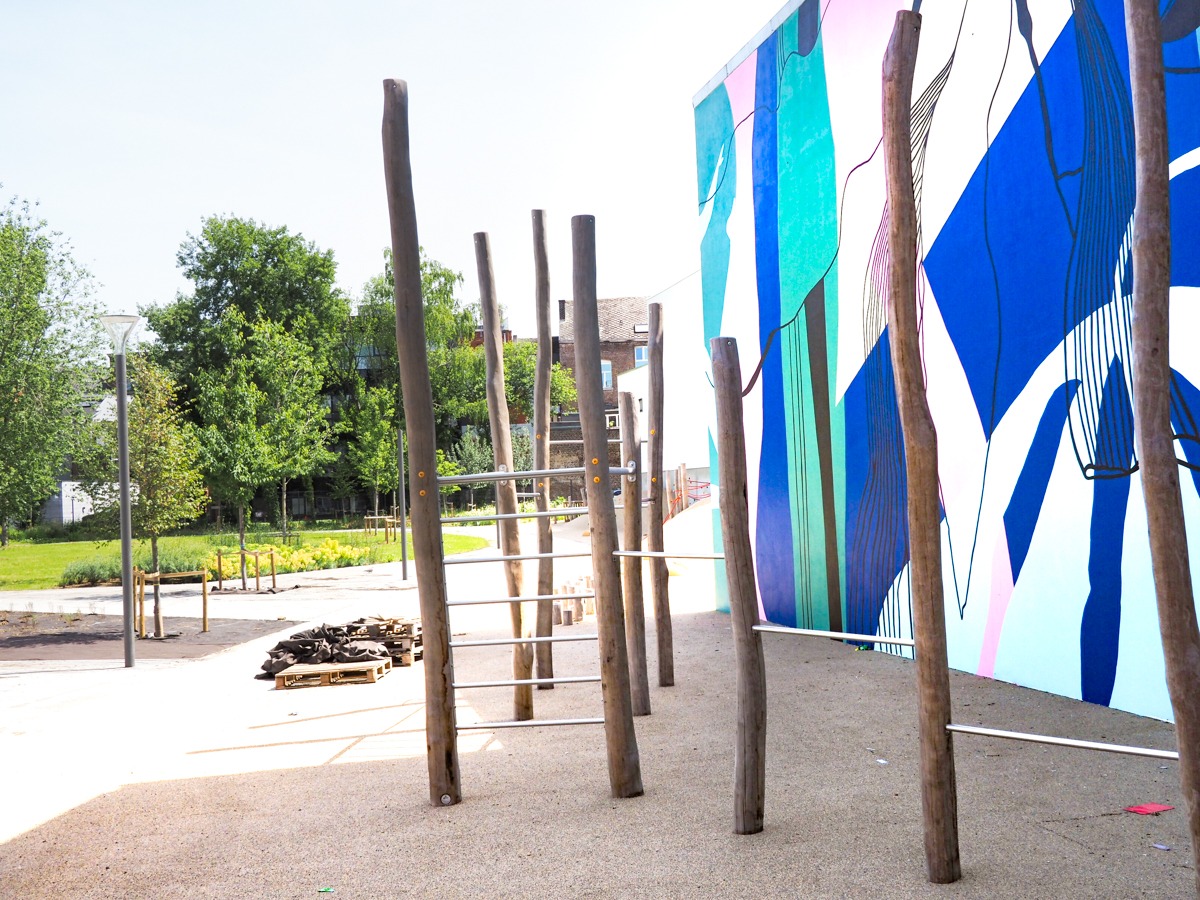 Le nouveau parc du quartier du Longdoz accessible au public dès ce week-end !