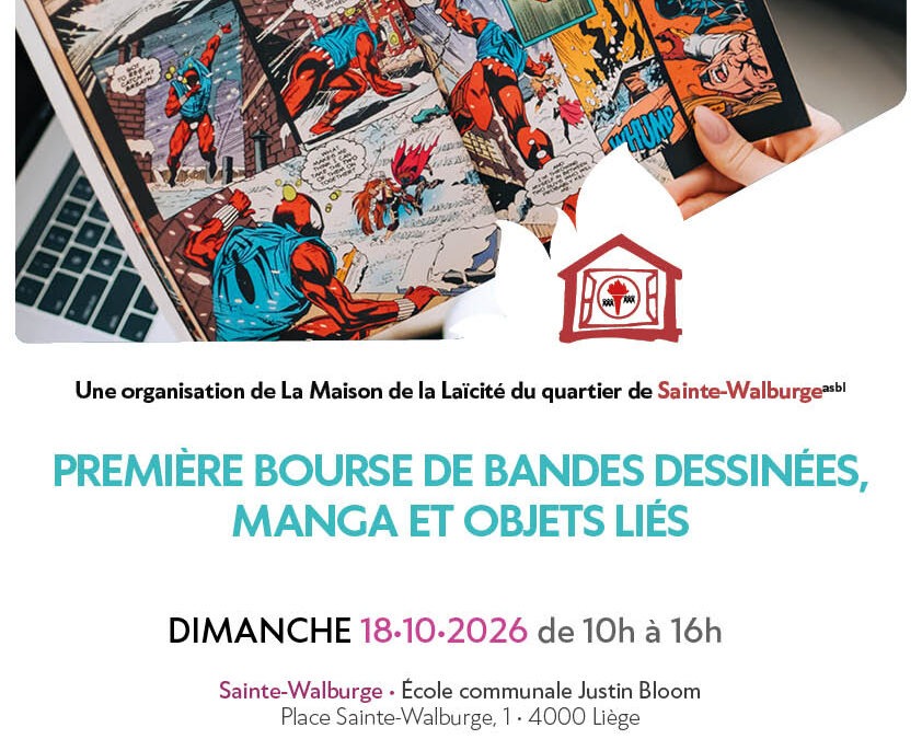 Agenda ► Première bourse de bandes dessinées, manga et objets liés.