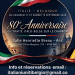 80° anniversaire traite Italo–Belge sur le charbon (1946–2026)