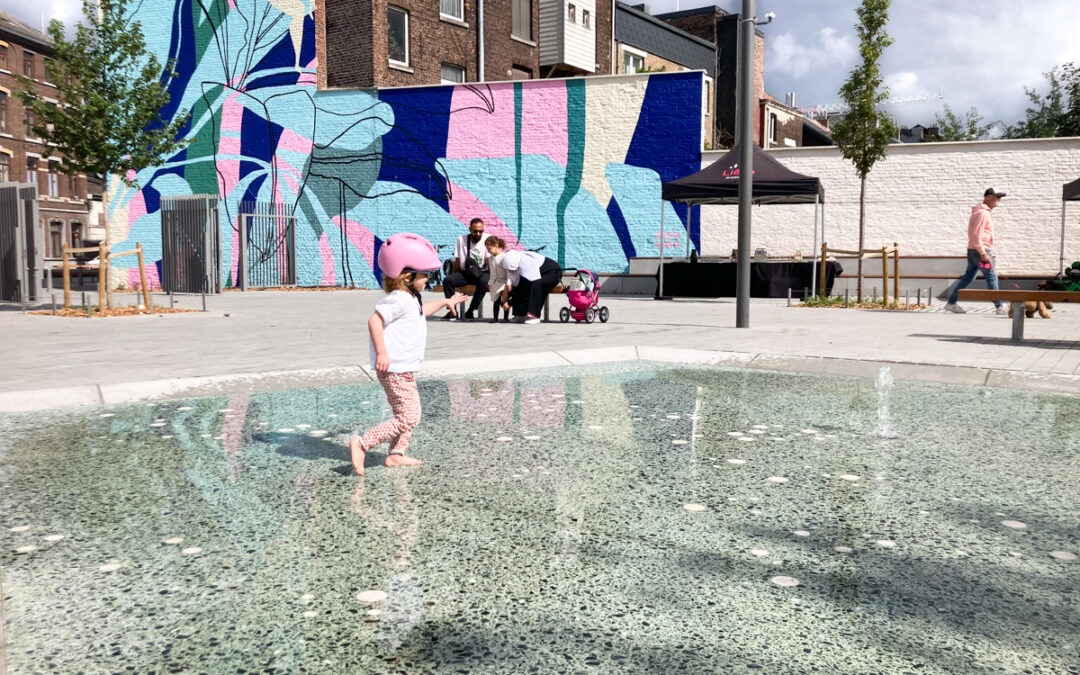 Le nouveau parc Katherine Johnson, dans le Longdoz, a été officiellement inauguré samedi