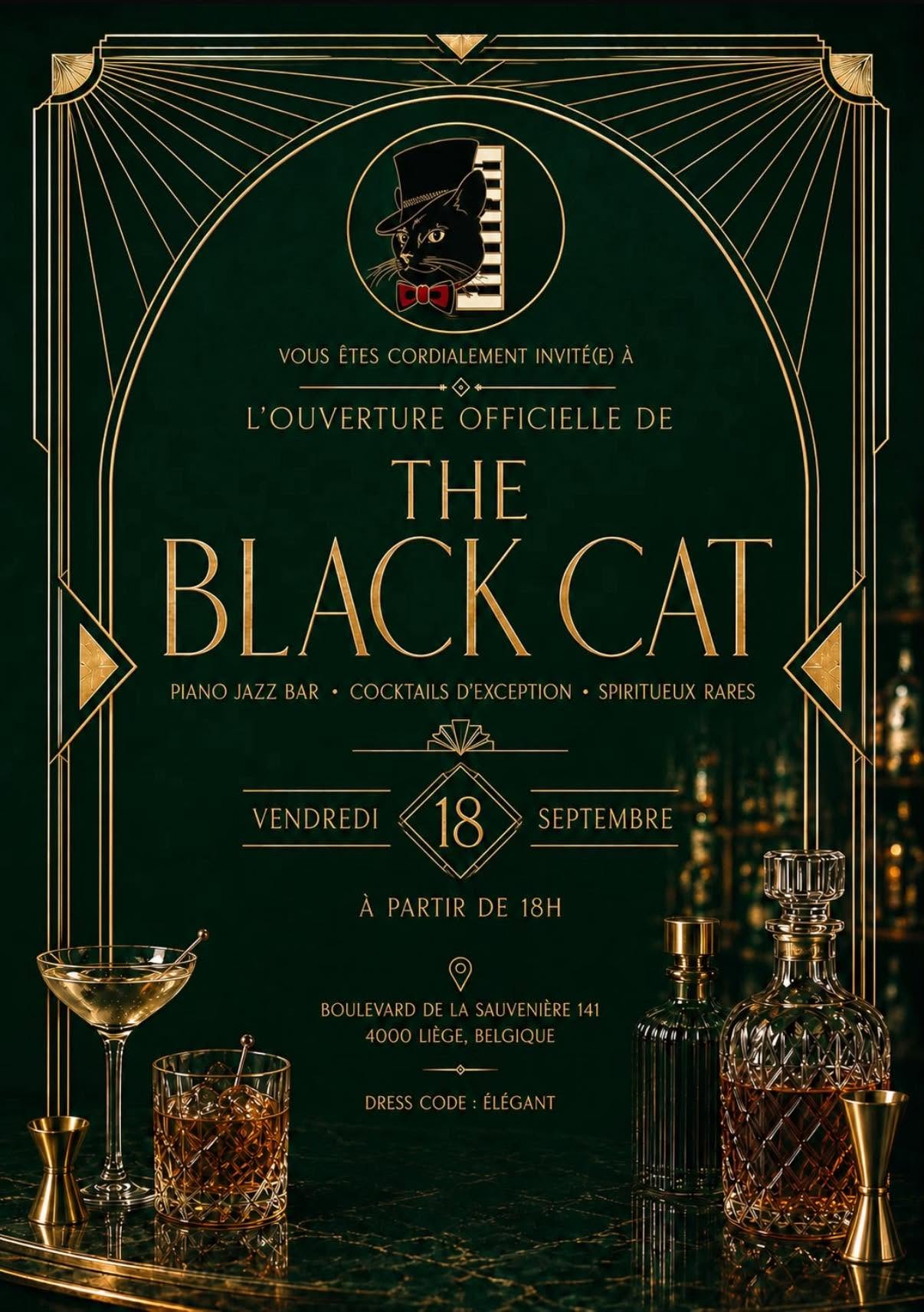 Soirée d'ouverture THE BLACK CAT
