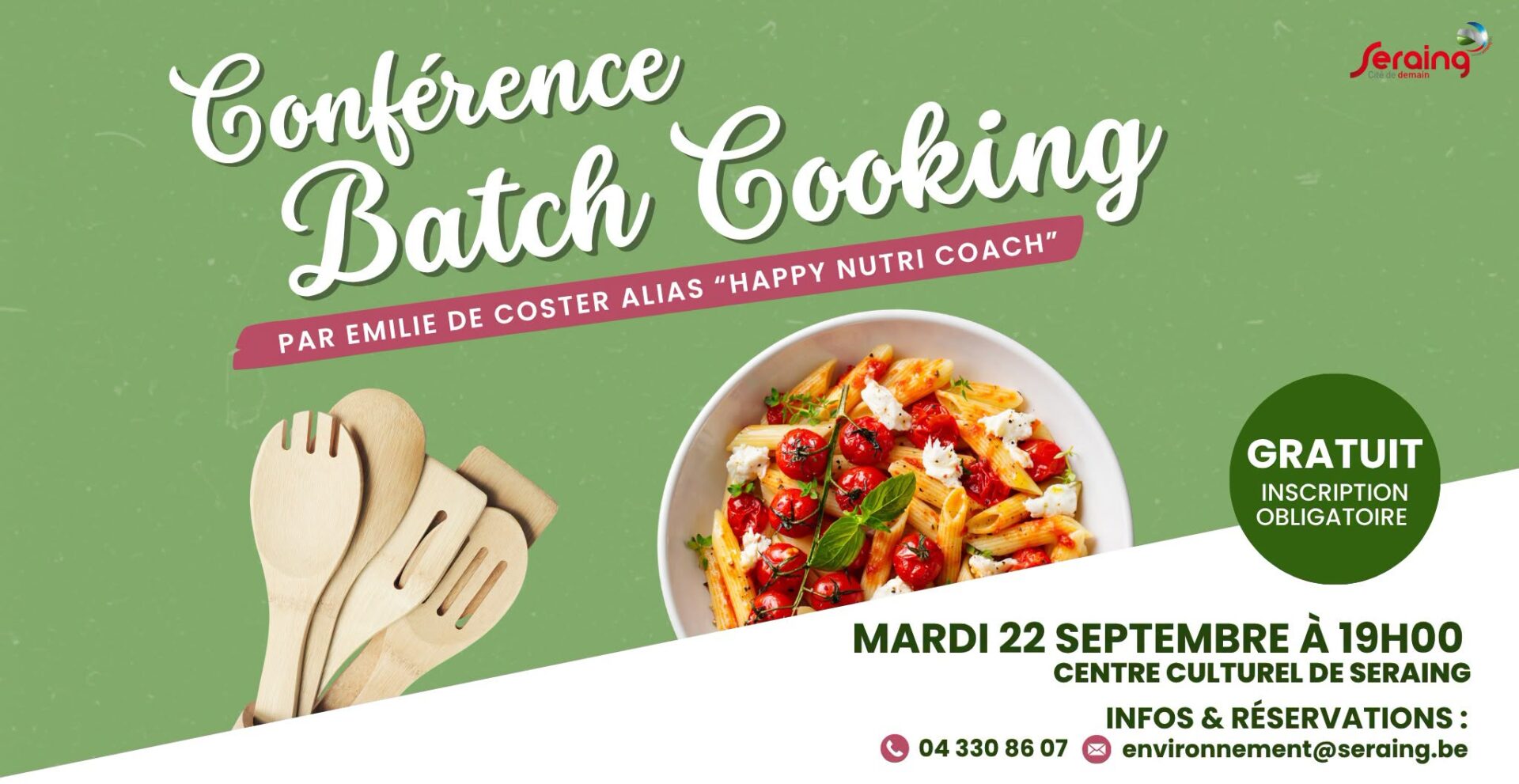 Conférence « Batch Cooking »