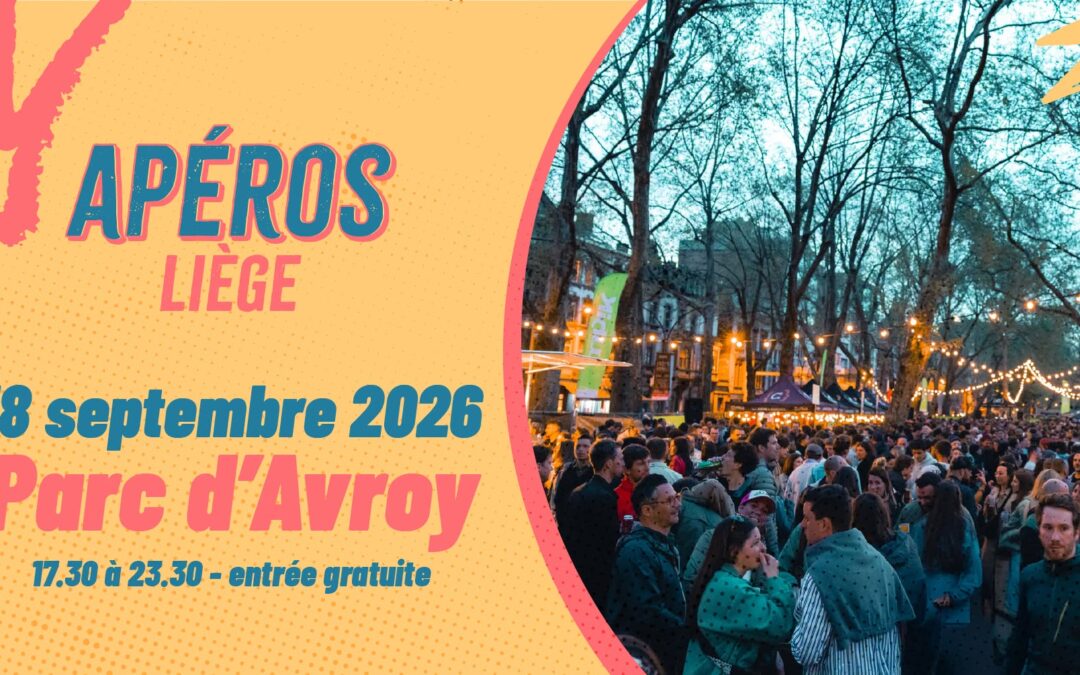 Agenda ► Les Apéros Liège // 18 septembre // Parc d’Avroy // Dernier de la saison
