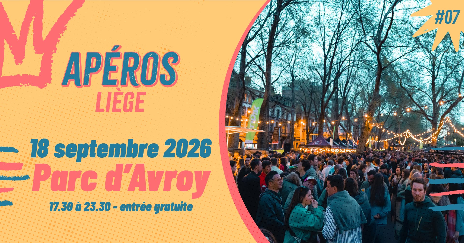 Les Apéros Liège // 18 septembre // Parc d'Avroy // Dernier de la saison