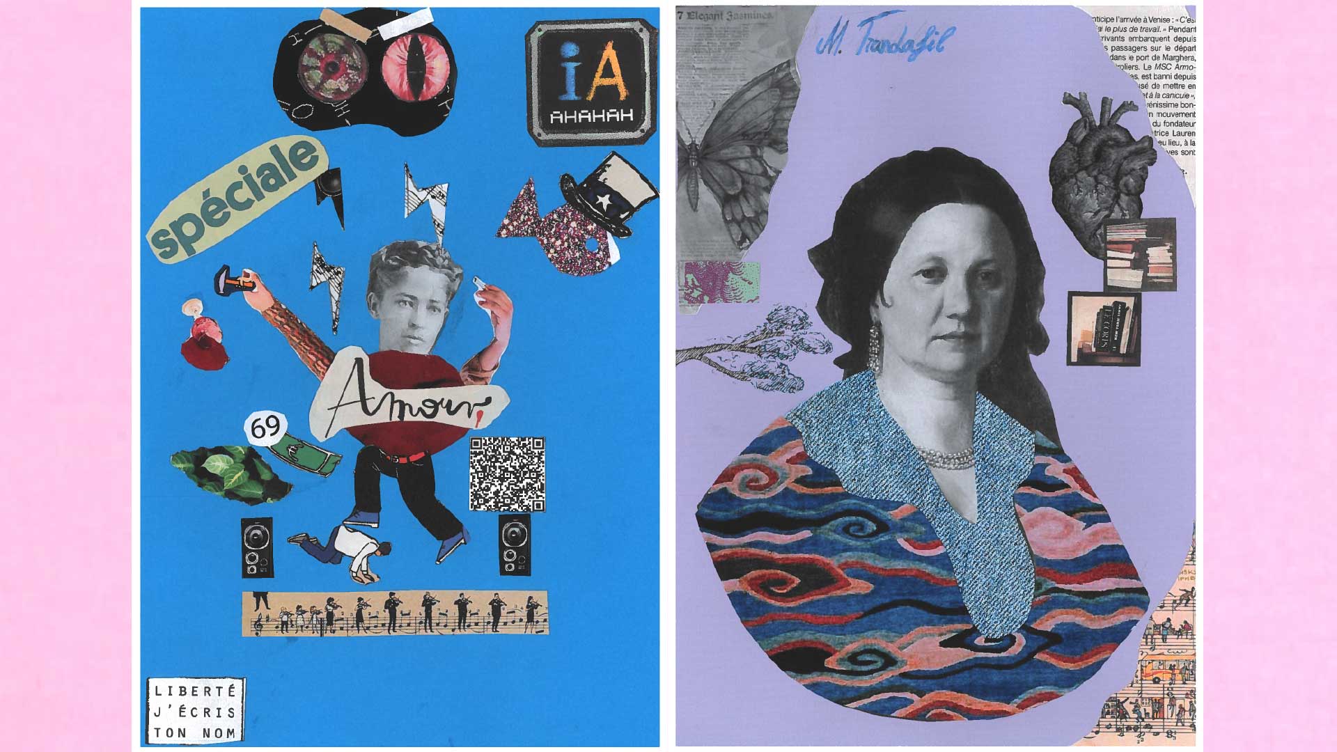 Atelier collage - Celles qui m’entourent
