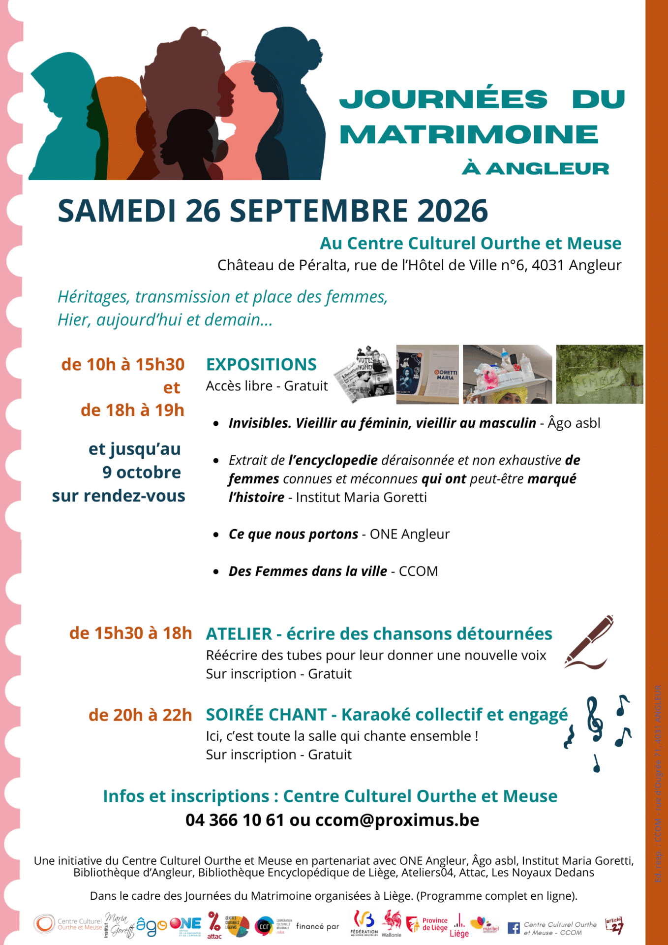 Journée du matrimoine - expo, atelier, soirée karaoké