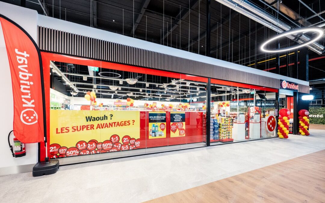 Nouveau magasin Kruidvat au Shopping Cora à Rocourt