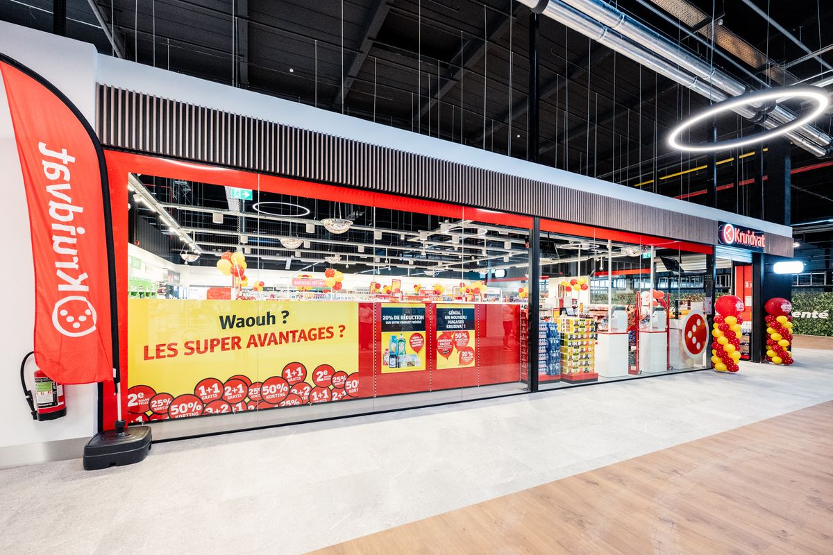 Nouveau magasin Kruidvat au Shopping Cora à Rocourt