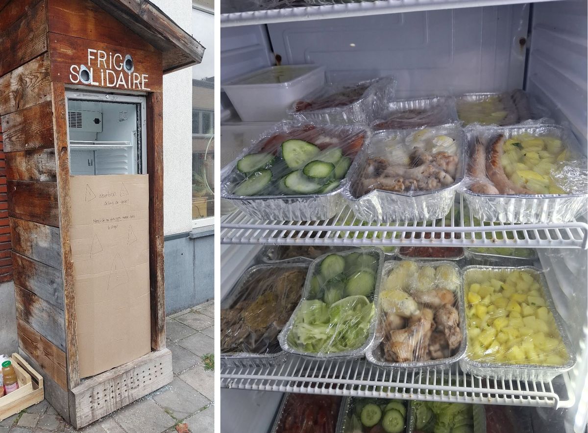 Le frigo solidaire du Laveu vandalisé et plus utilisable
