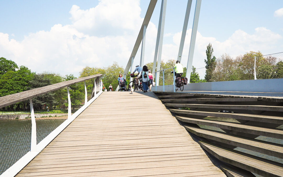 La passerelle La Belle Liégeoise va être repeinte