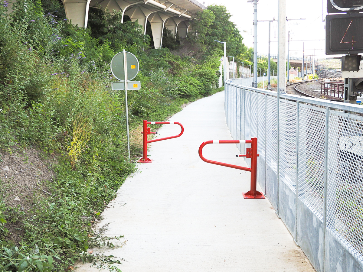La nouvelle piste cyclable qui traverse la gare des Guillemins doit (enfin) ouvrir ce lundi