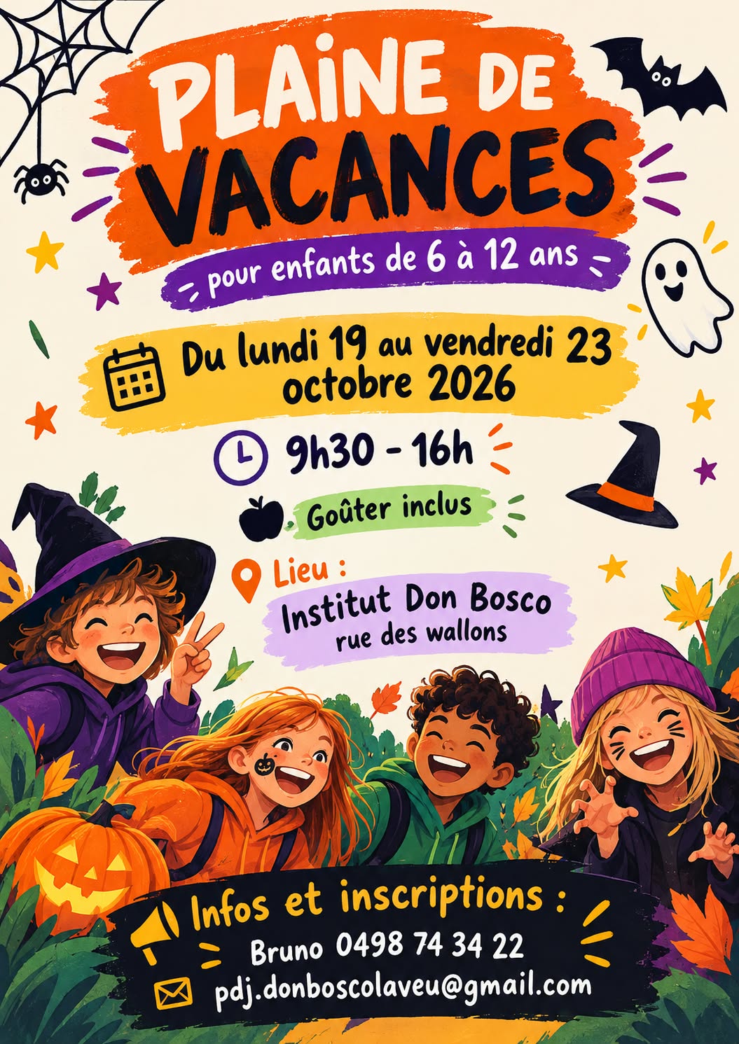Plaine de vacances de Toussaint Don Bosco 2026