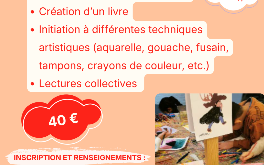 Agenda ► Stage créatif : création d’un livre à la manière de Marine Schneider