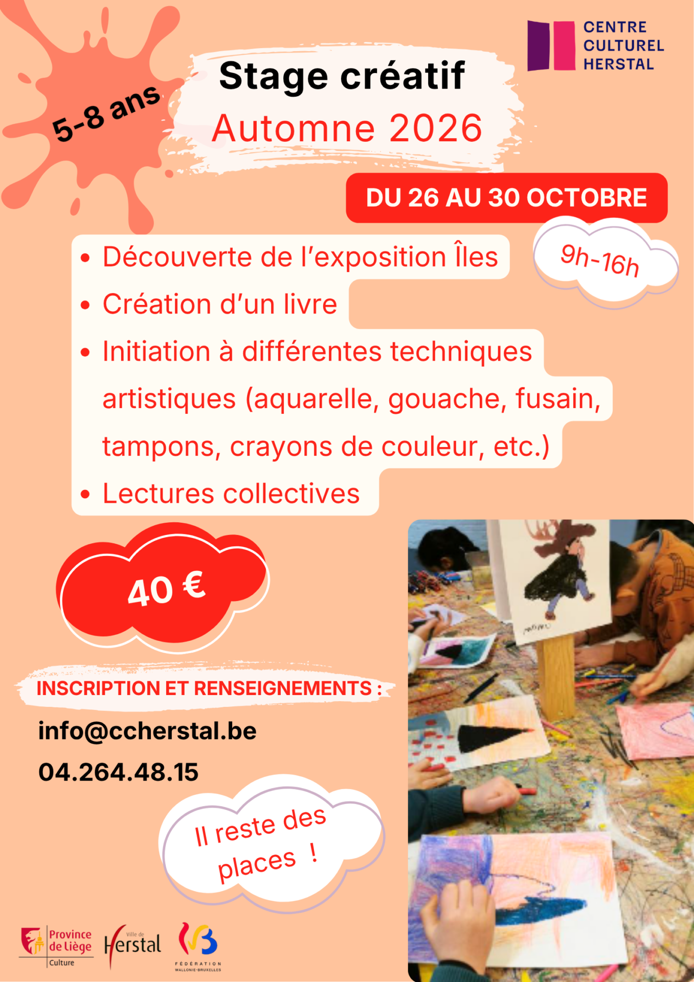 Stage créatif : création d'un livre à la manière de Marine Schneider