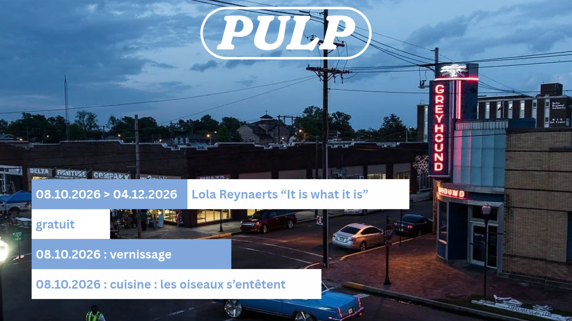 Lola Reynarts "It is what is it" - Expo photo chez PULP