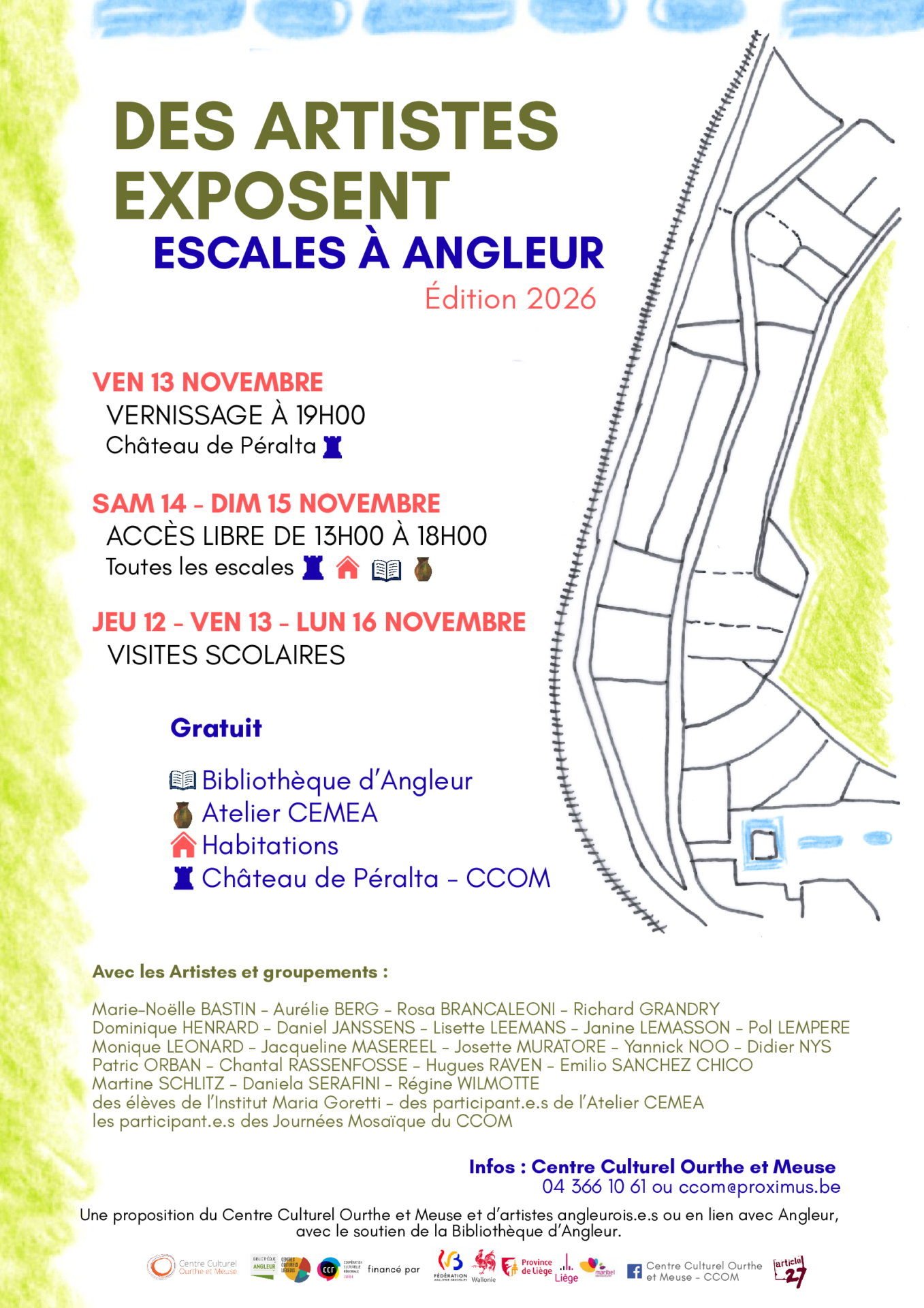 Des artistes exposent... Escales à Angleur (édition 2026)